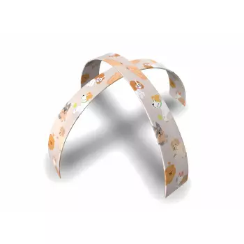 Brama tekstylna w kształcie łuku AB