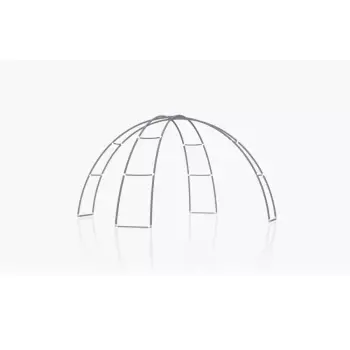 Brama tekstylna w kształcie łuku AB