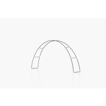 Brama tekstylna w kształcie łuku B 530x278