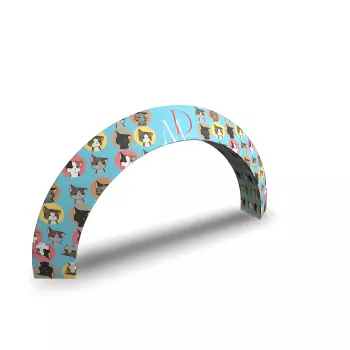 Brama tekstylna w kształcie łuku GATE 619x310