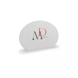 Ścianka tekstylna o owalnym kształcie