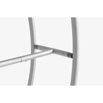 Ścianka tekstylna o owalnym kształcie