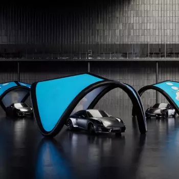 Namiot reklamowy nadmuchiwany V z nadrukiem