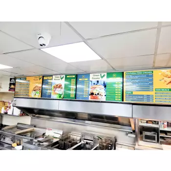 Menuboard zarządzany zdalnie