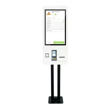 Samoobsługowy kiosk dotykowy PCAP 27 cali do punktów sprzedaży