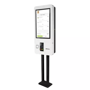 Samoobsługowy kiosk dotykowy PCAP 27 cali do punktów sprzedaży