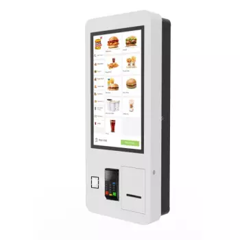 Samoobsługowy kiosk dotykowy PCAP 27 cali do punktów sprzedaży