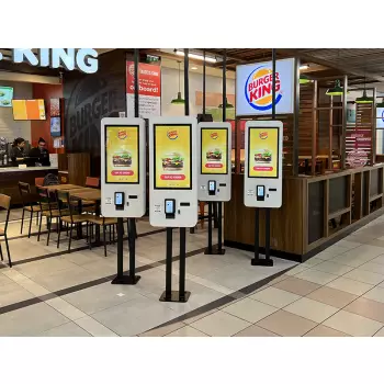 Samoobsługowy kiosk dotykowy PCAP 27 cali do punktów sprzedaży