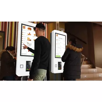 Samoobsługowy kiosk dotykowy PCAP 27 cali do punktów sprzedaży