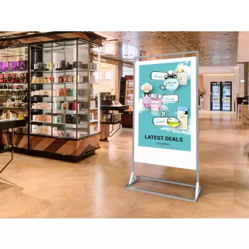 Dwustronny totem Slim 55 cali