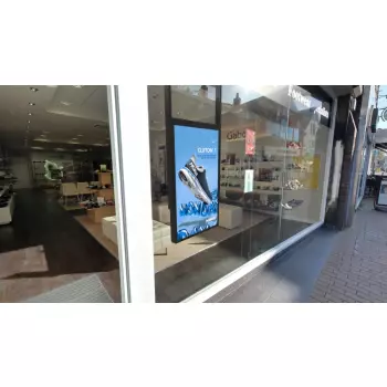 Wiszący dwustronny wyświetlacz