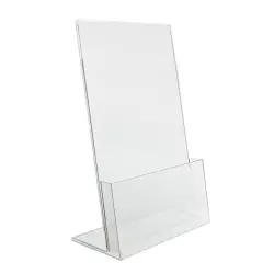 Stojak na ulotki DL z zakładką