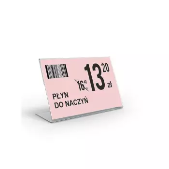 Stojak na cenę 12x5 cm