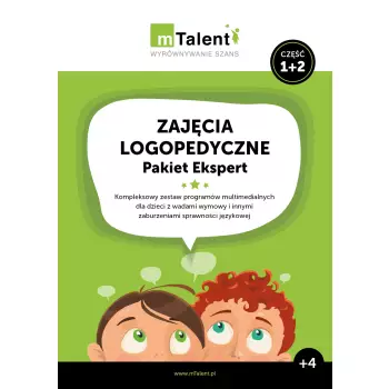 mTalent Zajęcia logopedyczne – Pakiet Ekspert (cz. 1 i cz. 2)