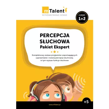 mTalent Percepcja słuchowa – Pakiet (cz. 1 i cz. 2)