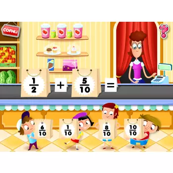 Didakta - Ułamki 1/2