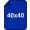 40x40cm
