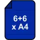 6+6 xA4