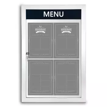 Gablota Creacom INFO/MENU