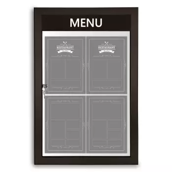 Gablota Creacom INFO/MENU