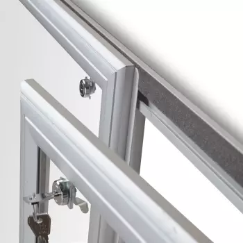 Zewnętrzna dwudrzwiowa gablota Reverso