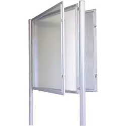 Dwustronna wolnostojąca gablota Classique