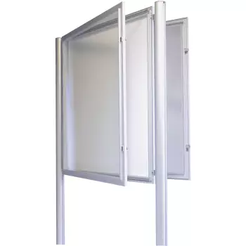 Dwustronna wolnostojąca gablota Classique