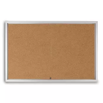 Korkowa gablota Luxe z przesuwanymi drzwiami