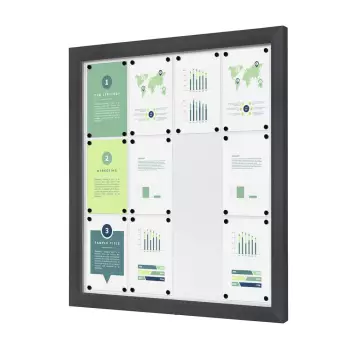 Zewnętrzna, zamykana gablota Slim