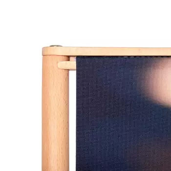 Rustykalny stojak na baner 85x200