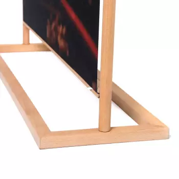 Rustykalny stojak na baner 85x200
