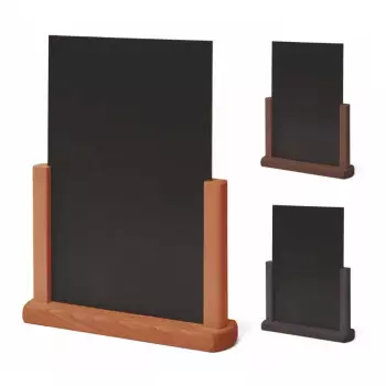 Stojak na menu drewniany