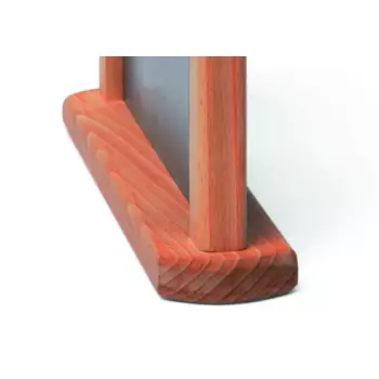 Stojak na menu drewniany