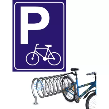 Tabliczka-PARKING-DLA-ROWERÓW-20x30cm