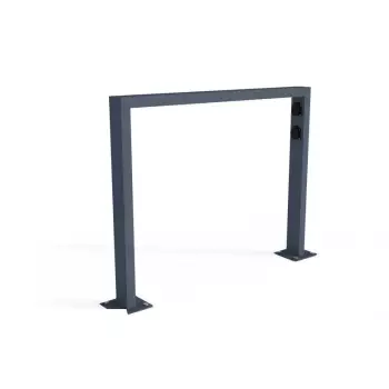 Stojak-rowerowy-U1-ze-stacją-ładowania-rowerów-INOX