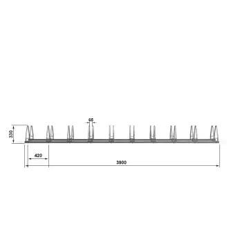 Stojak-na-rowery-Redon-ocynkowany
