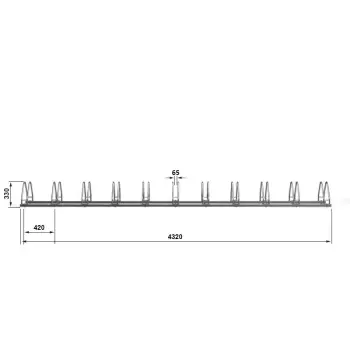 Stojak-na-rowery-Redon-ocynkowany
