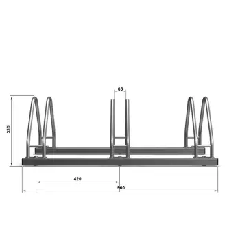 Stojak-na-rowery-Redon-ocynkowany