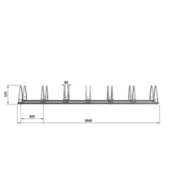 Stojak-na-rowery-Redon-ocynkowany
