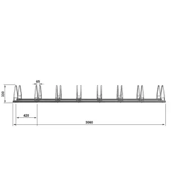 Stojak-na-rowery-Redon-ocynkowany