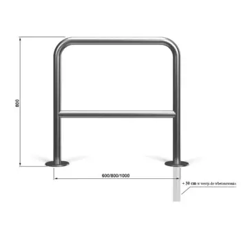 Stojak-rowerowy-UNO-100-z-poprzeczką-2-miejsca-rowerowe