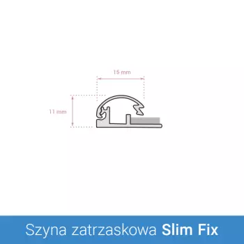 Zestaw szyn zatrzaskowych Slim Fix
