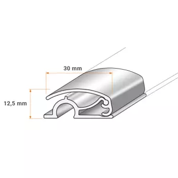 Zestaw szyn do banerów