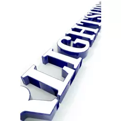 Litery 3D lico z rantem