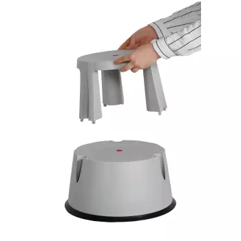 Taboret na kółkach podest Stopa Słonia