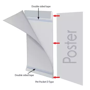 Przezroczysta kieszeń na plakat A4