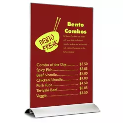 Akrylowy identyfikator na stół A6