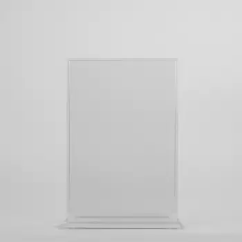Akrylowy stojak na menu typu litery T