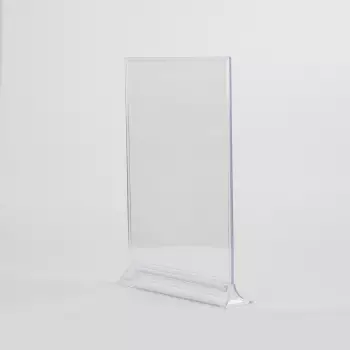 Akrylowy stojak na menu typu litery T