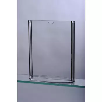 Owalny stojak akrylowy na menu